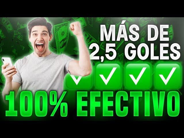 ESTRATEGIA MAS DE 2.5 GOLES APUESTAS DEPORTIVAS