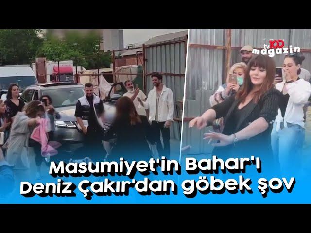 Masumiyet'in Bahar'ı Deniz Çakır'dan göbek şov