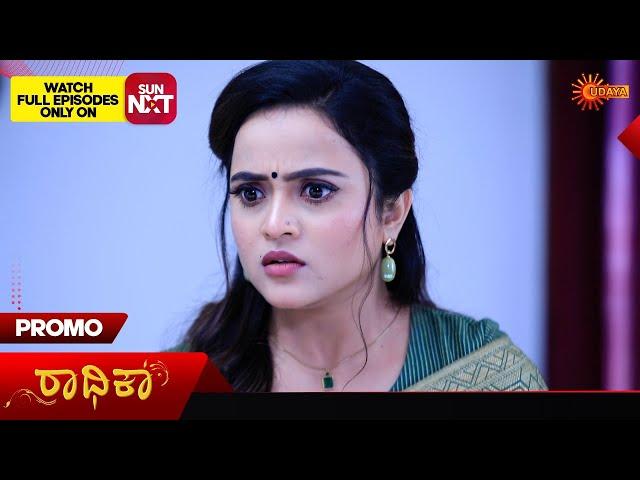 Radhika - Promo |31 Dec 2024 | Kannada Serial | Udaya TV