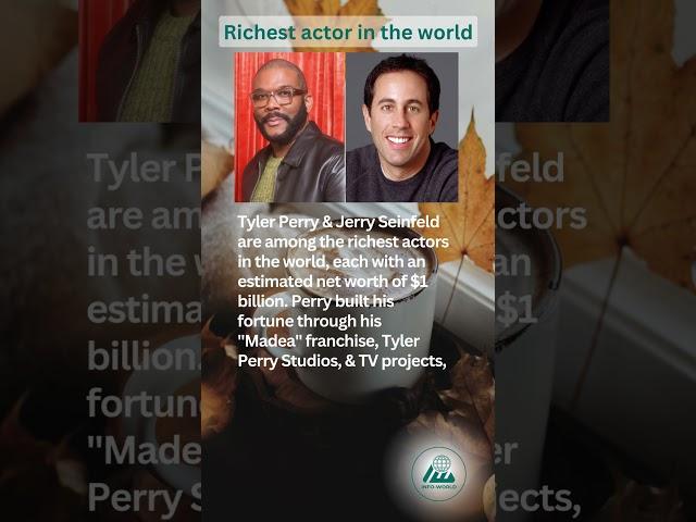#infoworld #information #actor #richestperson