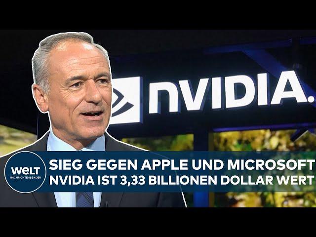 USA: Mega-Rekord! Nvidia ist das wertvollste Unternehmen der Welt! Schlappe für Apple und Microsoft