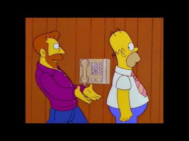 Homer's first day at Globex