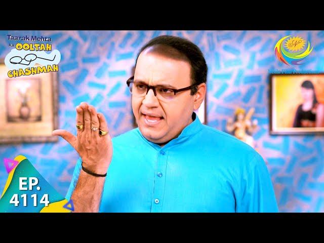 Bhide Denies Permission To Sonu | Taarak Mehta Ka Ooltah Chashmah | Full Episode 4114 | 18 June 2024