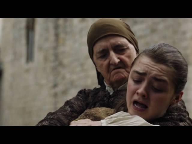 Arya gets stabbed by the Waif - Game of Thrones S06E07