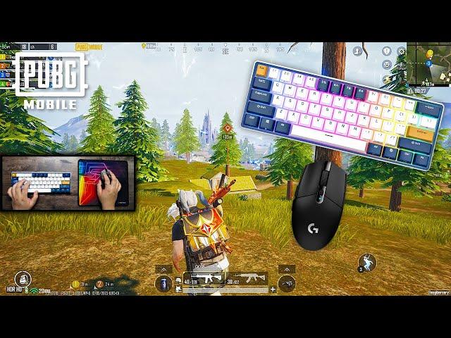 DPI 400 Low Sens Handcam ASMR  | PUBG MOBILE Emulator 90 FPS + HDR HD (Gameloop)