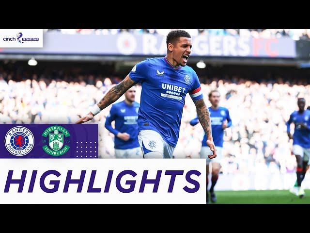 Rangers 3-1 Hibernian | Tavernier Sets British Scoring Record! | cinch Premiership