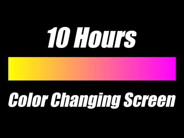 Color Changing Mood Led Lights - Pink Yellow Screen [10 Hours]