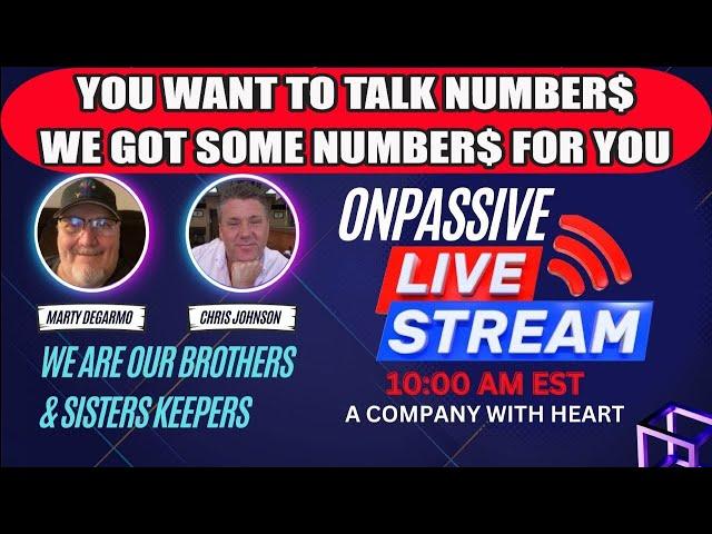 LIVE STREAM - MARTY & CHRIS - "YOU WANT NUMBER$ WE GOT NUMBER$"