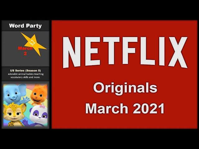 NETFLIX ORIGINALS COMING IN MARCH 2021 // NEW Netflix Originals this March 2021 (EARLY UPDATE)