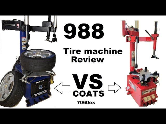 988 / 680 Chinese tire machine review and demonstration with low profile tires, XINKONG