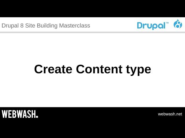 1.3 - Create Content type