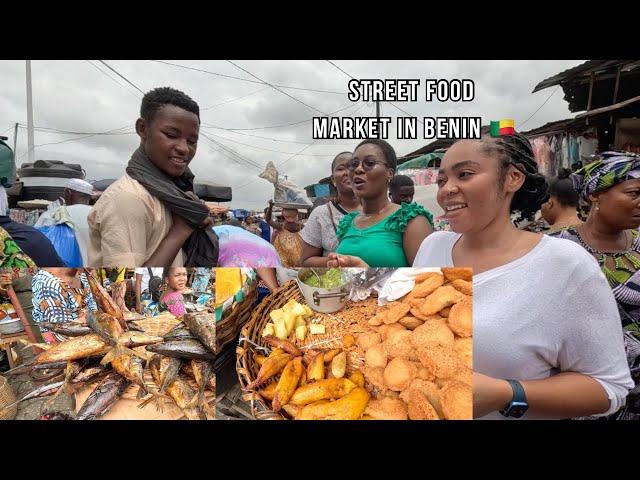 Street Food and the Biggest Market in Republic of Benin  | West Africa