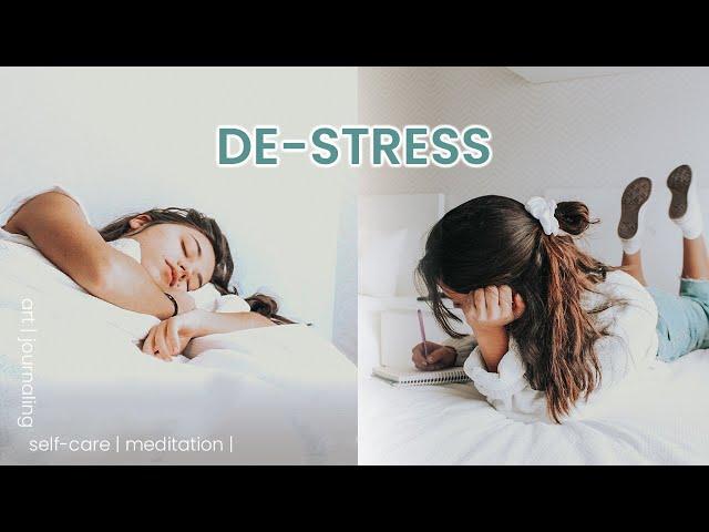 DE-STRESS ROUTINE  - self-care, journaling, art, meditation ... | Bea Moura