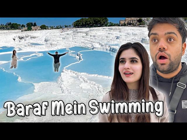 Baraf Mein Swimming Pool ️ | Yeh Pani Itna Garam Kese Hai ? 