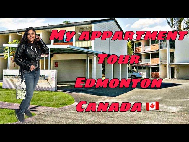 EDMONTON APARTMENT TOUR 2023 | What $1200 per month gets you in Edmonton, Canada? | Hindi Vlogs