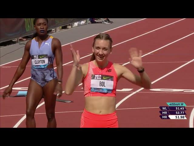 Diamond League 2023: Femke Bol remains class of 400m hurdles field; Shamier Little runner up .