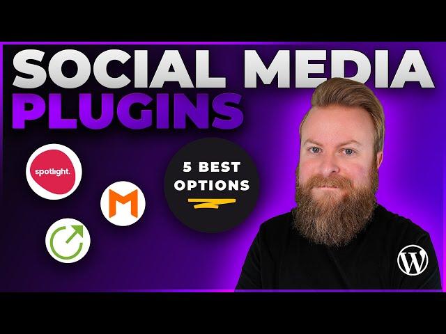 5 Best WordPress Social Media Plugins in 2024