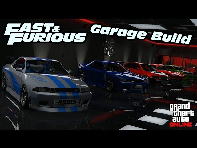 Fast and Furious Garage Build in GTA Online