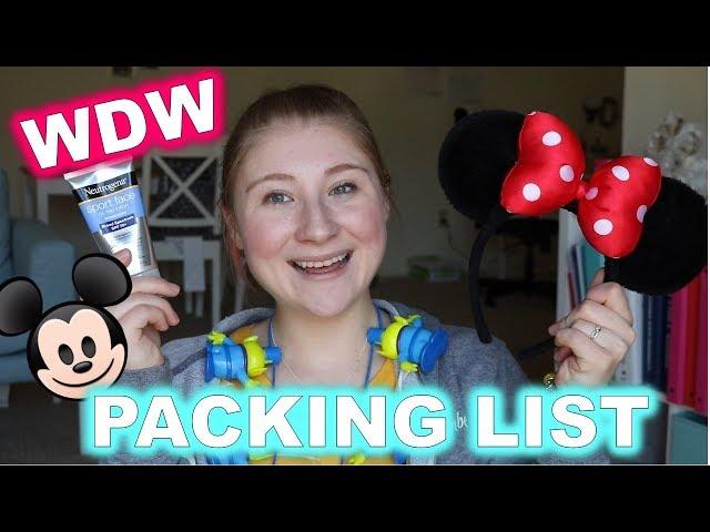 WHAT TO PACK FOR DISNEY WORLD! // OLIVIA SIMONE | DISNEY VACATION