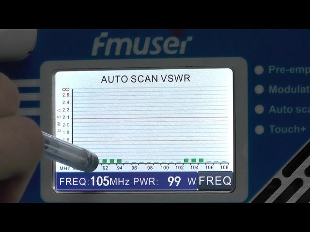 Quick View | How to Set up the Menu of a Touch Screen FM Transmitter?