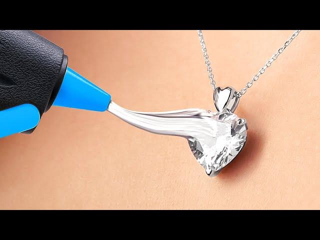 HOT GLUE JEWELRY || Amazing DIY Jewelry You Will Love