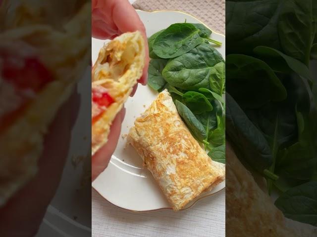 #сыр #лаваш #тунец #томат #пп #готовимдома #еда #завтракпп #ппеда