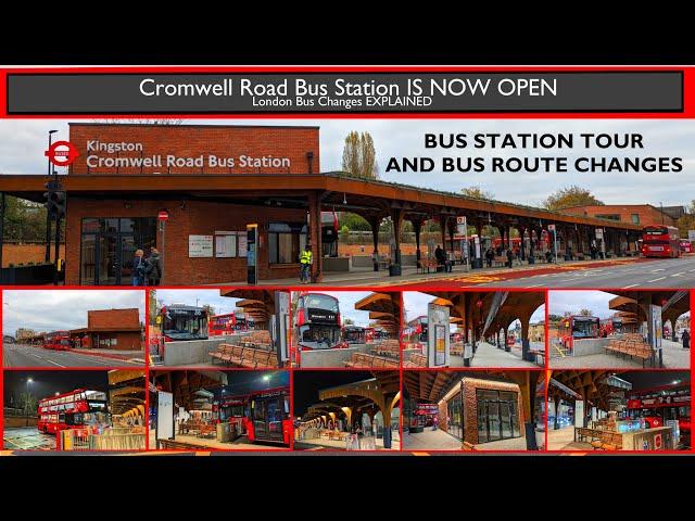 *NOW OPEN* Kingston Cromwell Road Bus Station Tour & Bus Changes EXPLAINED (London Bus Changes)