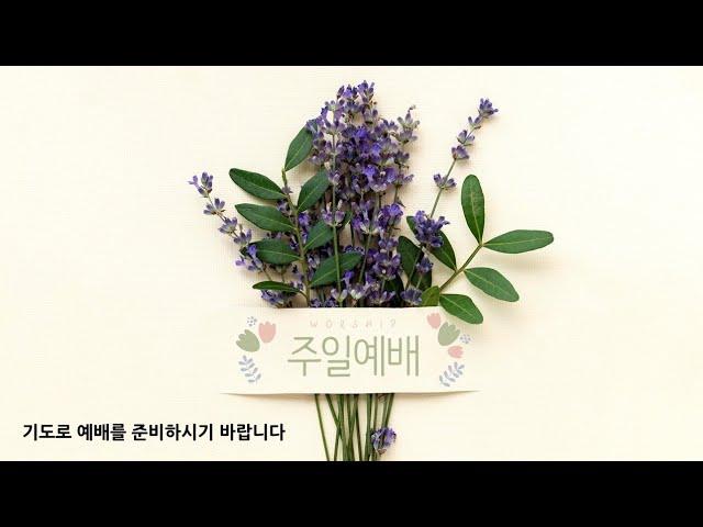 좋은만남교회 주일 은혜로운 예배[25.06.15]