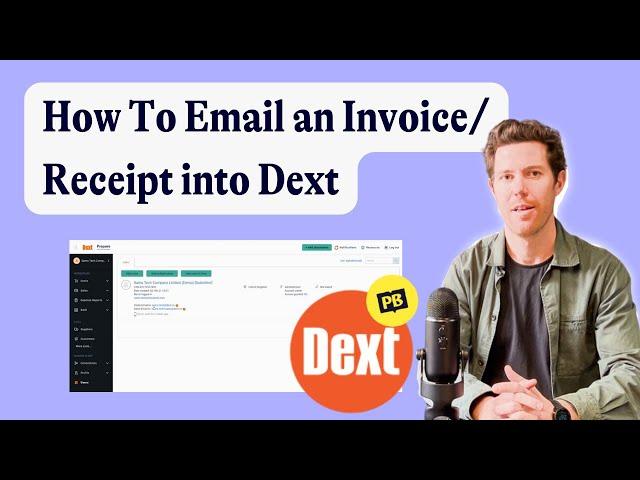 How To Email an Invoice or Receipt into Dext