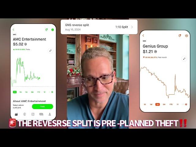 AMC INVESTORS‼️ TAKE A LOOK AT THE GNS REVERSE SPLIT