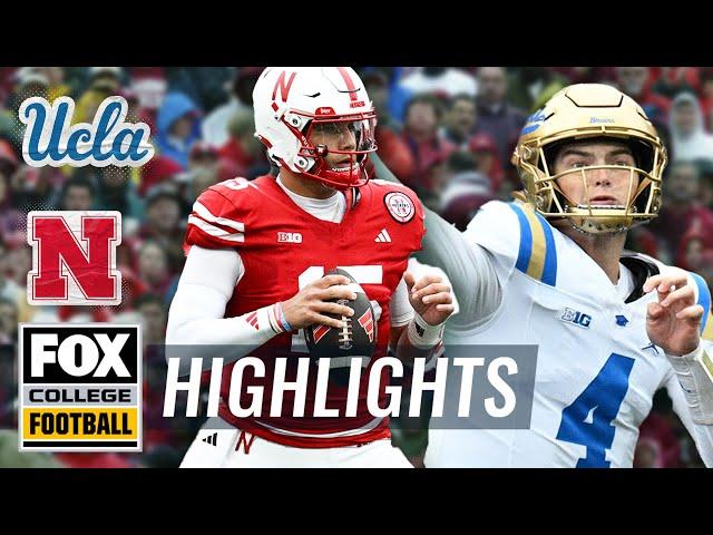 UCLA Bruins vs. Nebraska Cornhuskers Highlights | FOX College Football