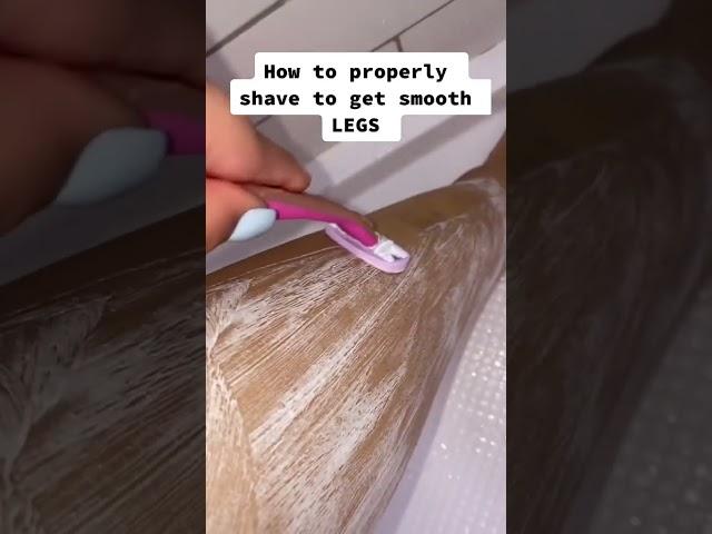 How to shave your legs properly! #shavingtips #beautyhacks #IPSY