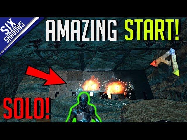 TWO JUICY RAIDS ON FIRST DAY! - Ark Solo Small Tribes Official