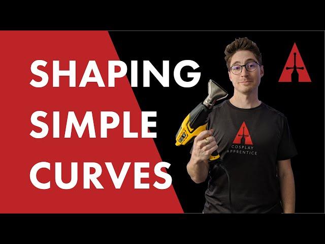 How to Shape EVA foam - Heating Simple Curves | Cosplay Apprentice