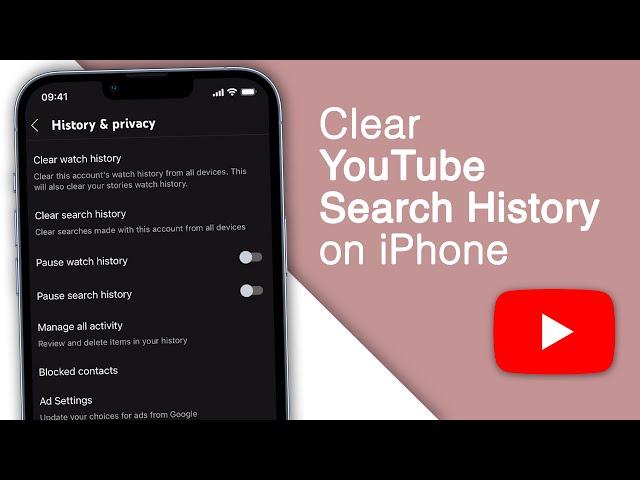 How to Delete YouTube Search History on iPhone [2023]