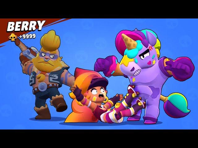 TOP Funny Moment Pose, Berry, Clancy in BRAWL STARS