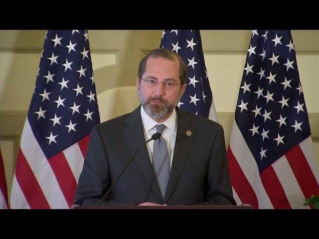 Coronavirus update: HHS Secretary Alex Azar U.S. outbreak response