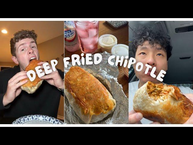 Deep frying chipotle is actually insane | compilation |