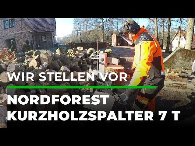 Wir stellen vor: Nordforest Kurzholzspalter 7 t | GRUBE.DE