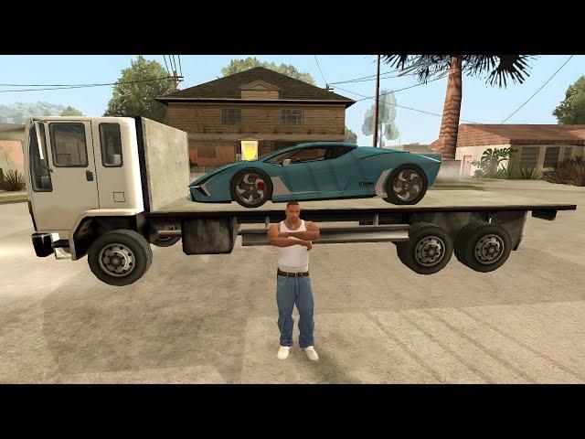 Delivering the lamborghini to CJ's New House / gta san andreas #rockstar #lamborghini