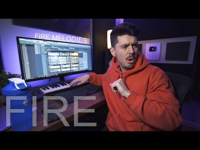 Making Fire Melodies! (making a beat fl studio)