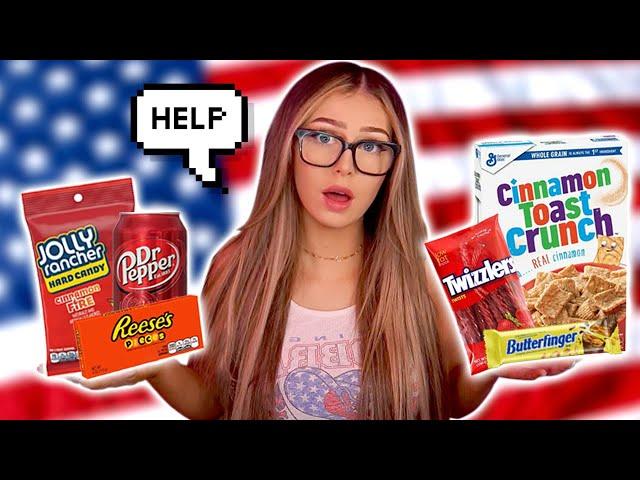 AUSSIE TRIES AMERICAN SNACKS!?