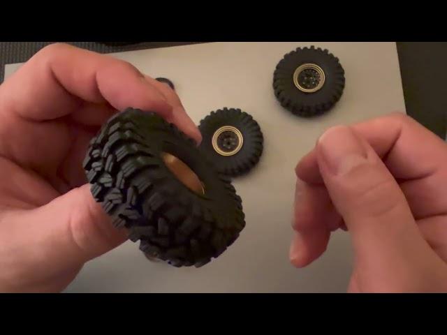 Traxxas TRX4m how to mount beadlock wheels tires what brass to get weight distribution