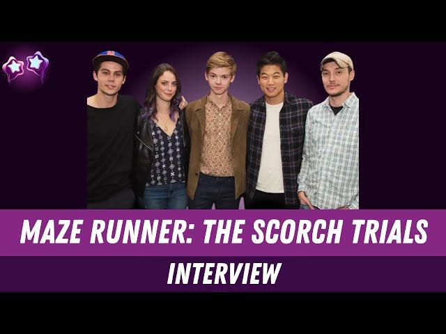 Maze Runner Scorch Trials Cast Interview | Dylan O'Brien, Kaya Scodelario, Thomas Brodie-Sangster