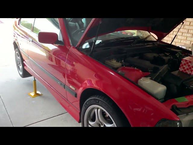 BMW E36 318ti M44 engine remove starter motor - the easy way?!