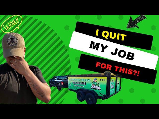 I started a JUNK REMOVAL company - was it worth it?!