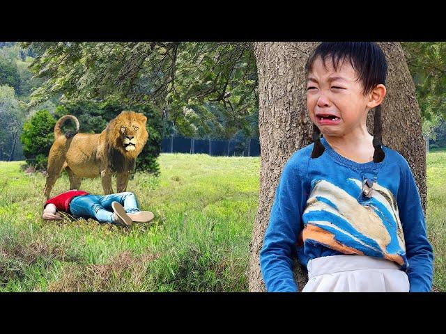 Lion attack man in forest | lion attack hunter | lion attack stories part 3