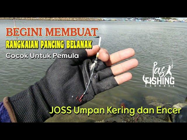  MUDAH !! Cara Membuat Rangkaian Pancing Belanak Umpan Tepung || Cocok Untuk Pemula || Anti Boncos