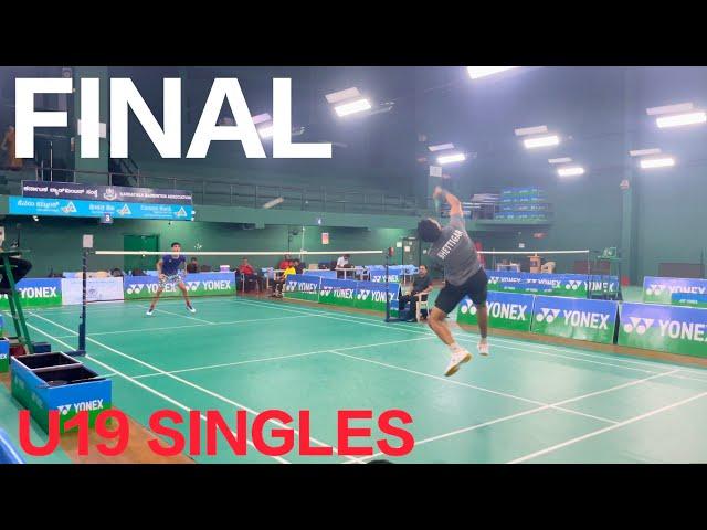 U19 M-S | FINAL | PRANAY SHETTIGAR V/S ROUNAK CHOUHAN ALL INDIA JUNIOR RANKING BADMINTON TOURNAMENT