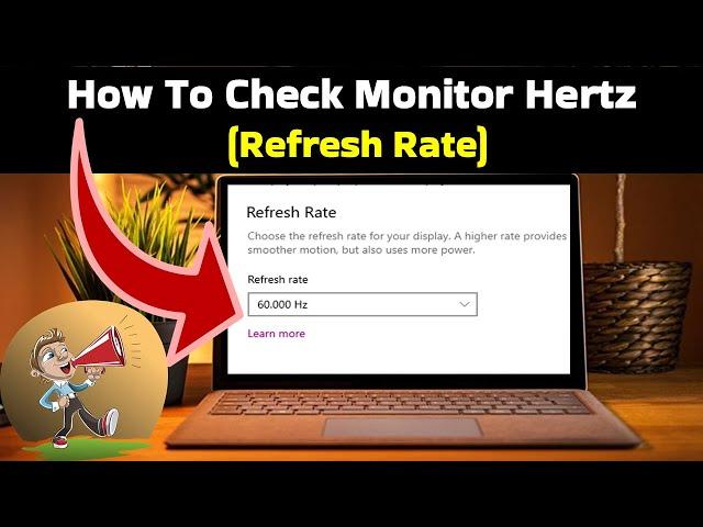 How To Check Monitor Hertz | How to check Monitor Refresh Rate-2024 Full Guide #monitor #refreshrate